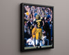 Michigan Autograph Print - Desmond Howard Heisman Pose - Hello Heisman College FSPrints Floating Canvas 16x20