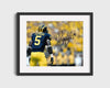 Michigan Autograph Print - Jabrill Peppers - Wolverine Versatility College FSPrints Gallery Frame 16x20