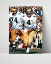 Michigan Autograph Print - Jim Harbaugh Sideline Infraction - Ref Rage College FSPrints Poster 16x20