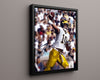 Michigan Autograph Print - Tom Brady - Wolverine Roots College FSPrints Floating Canvas 16x20