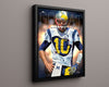 Michigan Autograph SI Print - Brian Griese - 1997 Champions Wolverines College FSPrints Floating Canvas 16x20