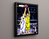 Michigan Autograph SI Print - Charles Woodson College FSPrints Floating Canvas 16x20