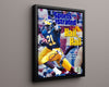 Michigan Autograph SI Print - Mike Hart - Year of the Running Back College FSPrints Floating Canvas 16x20