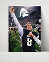 Michigan State Autograph Print - Magic Johnson Victory - Spartan Magic College FSPrints Poster 16x20