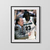 Michigan State Autograph Print - Tom Izzo & Draymond Green - Spartan Grit College FSPrints Gallery Frame 16x20