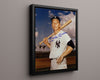Mickey Mantle Autograph Print - Bat On Shoulder - Bronx Bomber Focus