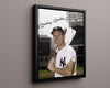 Mickey Mantle Autograph Print - Bat On Shoulder - Stadium Stance