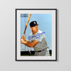 Mickey Mantle Autograph Print - Bat With Pine Tar - Power Grip