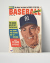 Mickey Mantle Autograph Print - Dell Baseball 1957