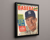 Mickey Mantle Autograph Print - Dell Baseball 1957
