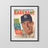 Mickey Mantle Autograph Print - Dell Baseball 1957