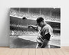 Mickey Mantle Autograph Print - Hat Toss at The Stadium - The Micks flair