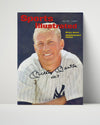 Mickey Mantle Autograph SI Print - Indispensable Yankee - No 7 Power