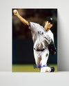 Mike Mussina Autograph Print - Mid Pitch - Moose on the Mound