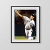 Mike Mussina Autograph Print - Mid Pitch - Moose on the Mound