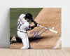 Mike Piazza Autograph Print - Contact at the Plate - Piazza power