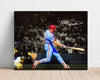 Mike Schmidt Autograph Print - Spotlight Swing - Schmitty shine