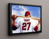 Mike Trout Autograph Print - Thunderbolt 27 - Back Power Pose