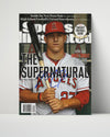 Mike Trout Autograph SI Print - The Supernatural 2012 - Young Phenom
