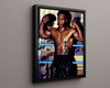 Mike Tyson Autograph Print - Gym Flex - Iron Strength Boxing FSPrints Floating Canvas 16x20