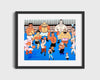 Mike Tyson Autograph Print - Punch-Out Characters - Gaming Knockout Boxing FSPrints Gallery Frame 16x20