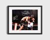 Mike Tyson Autograph Print - Tyson vs Douglas KO - Shock the World Boxing FSPrints Gallery Frame 16x20