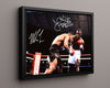 Mike Tyson Autograph Print - Tyson vs Douglas KO - Shock the World Boxing FSPrints Floating Canvas 16x20