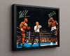 Mike Tyson Autograph Print - Tyson vs Holyfield II - Bite of the Century Boxing FSPrints Floating Canvas 16x20