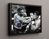 Mike Tyson Autograph Print - Tyson vs Rocky - Fantasy Fight Night Boxing FSPrints Floating Canvas 16x20