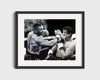 Mike Tyson Autograph Print - Tyson vs Rocky - Fantasy Fight Night Boxing FSPrints Gallery Frame 16x20