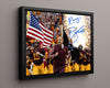 Minnesota Autograph Print - P.J. Fleck - Row the Boat Charge College FSPrints Floating Canvas 16x20