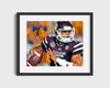 Mississippi State Autograph Print - Dak Prescott - Bulldog Leader College FSPrints Gallery Frame 16x20