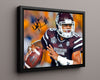 Mississippi State Autograph Print - Dak Prescott - Bulldog Leader College FSPrints Floating Canvas 16x20