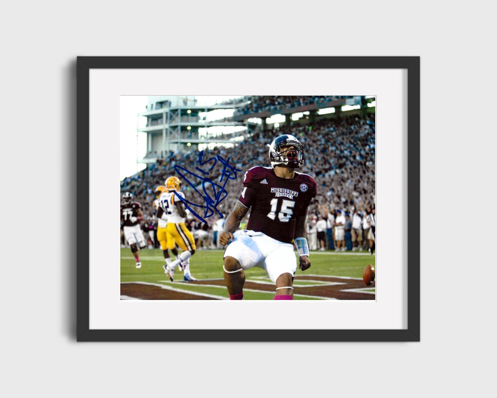 Mississippi State Autograph Print - Dak Prescott - Maroon Magic College FSPrints Gallery Frame 16x20