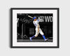 Mookie Betts Autograph Print - Dodgers Spotlight Swing - Hollywood Power Hit