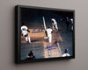 Mookie Wilson and Bill Buckner Autograph Print - 86 Through the Legs - Curse lives
