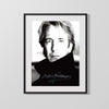 Movie Autograph Print - Alan Rickman - Dark Elegance Movies FSPrints Gallery Frame 16x20