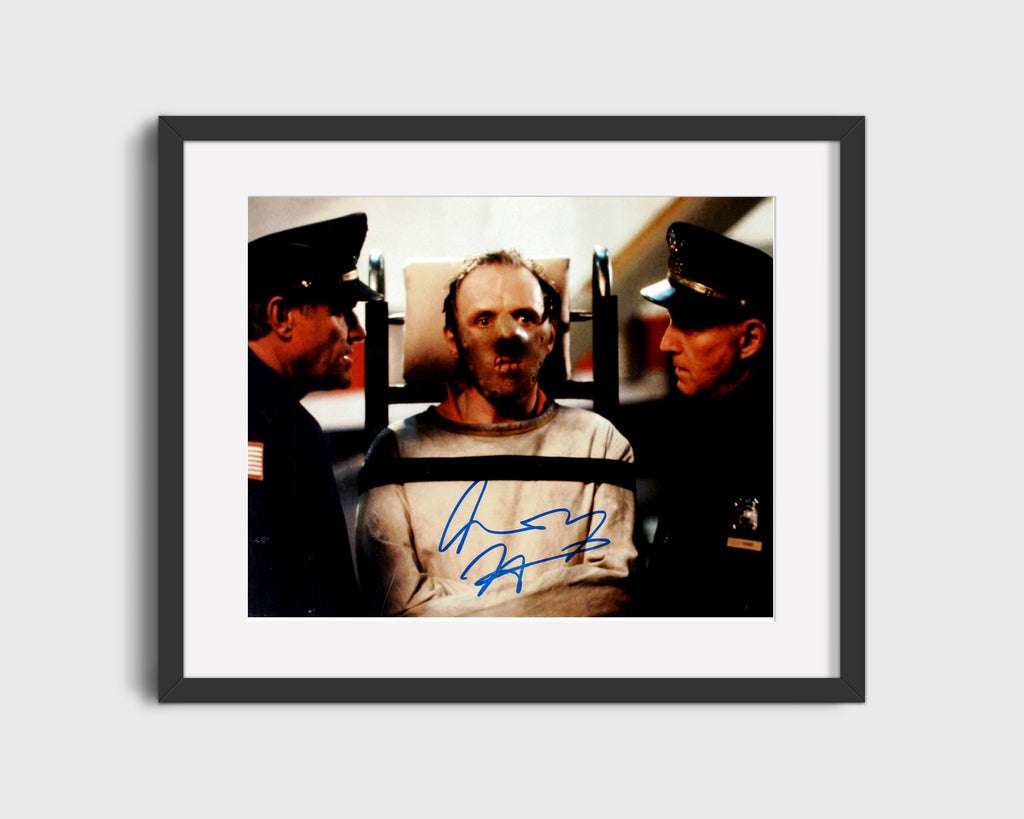 Movie Autograph Print - Anthony Hopkins - Silence of the Lambs - Dinner Plans Gone Wrong Movies FSPrints Gallery Frame 16x20