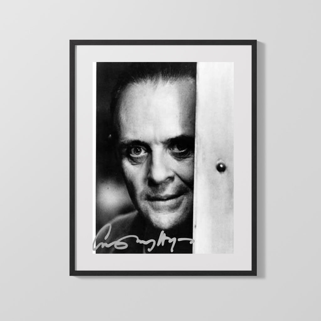 Movie Autograph Print - Anthony Hopkins - Sinister Stare Movies FSPrints Gallery Frame 16x20