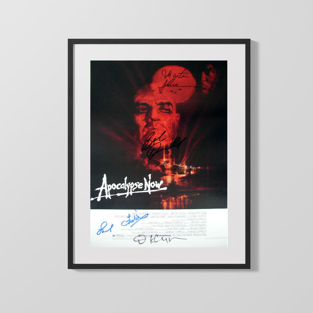 Movie Autograph Print - Apocalypse Now - Signed Inferno Movies FSPrints Gallery Frame 16x20