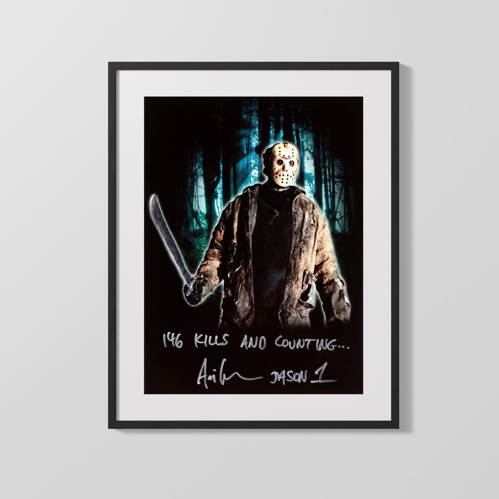 Movie Autograph Print - Ari Lehman - Jason Lives Movies FSPrints Gallery Frame 16x20