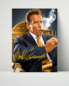 Movie Autograph Print Unframed - Arnold Schwarzenegger - Golden Power Movies Unframed FSPrints Poster 16x20