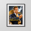 Movie Autograph Print - Arnold Schwarzenegger - Golden Power Movies FSPrints Gallery Frame 16x20