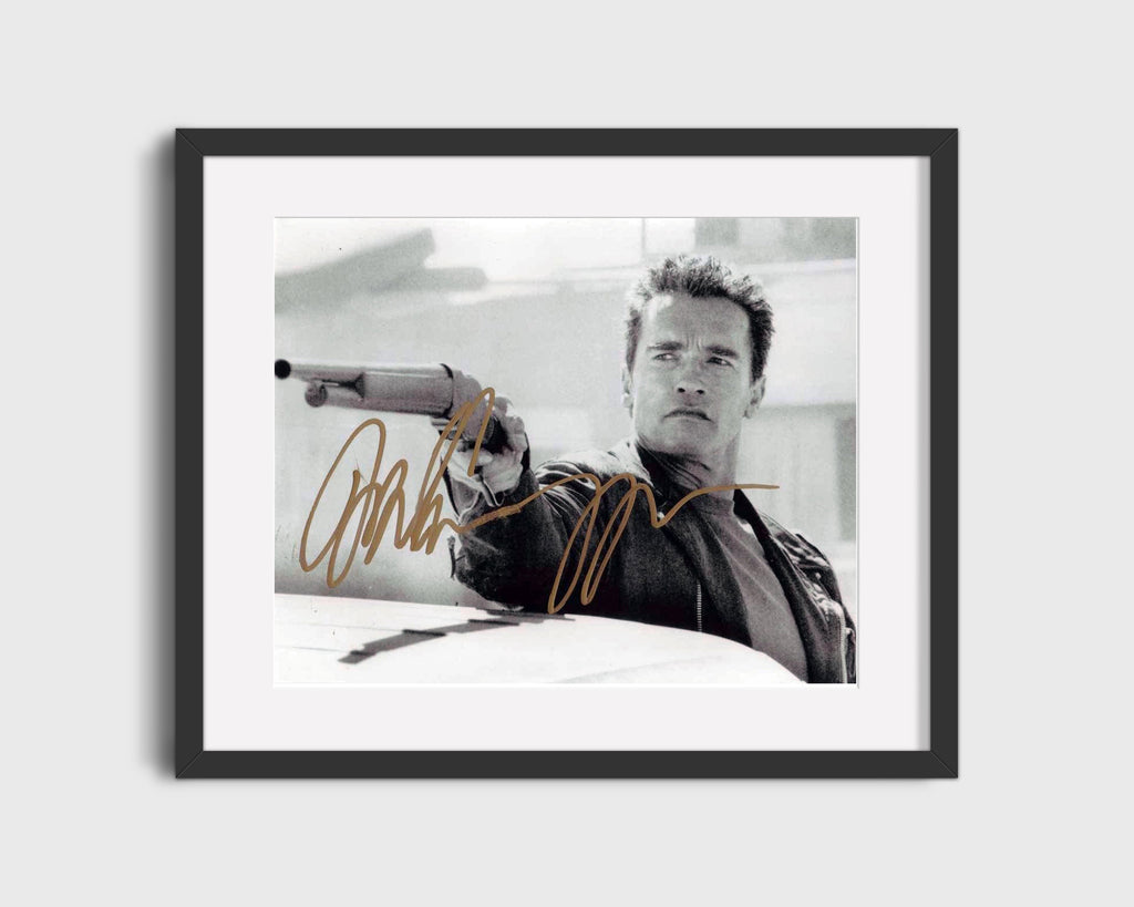 Movie Autograph Print - Arnold Schwarzenegger - Terminator - Ill Be Back Movies FSPrints Gallery Frame 16x20