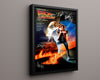 Movie Autograph Print - Back to the Future III - Clock Tower Duel Movies FSPrints Floating Canvas 16x20