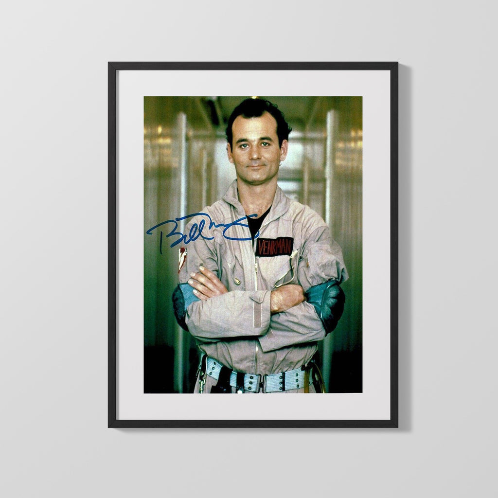 Movie Autograph Print - Bill Murray - Who Ya Gonna Call Movies FSPrints Gallery Frame 16x20