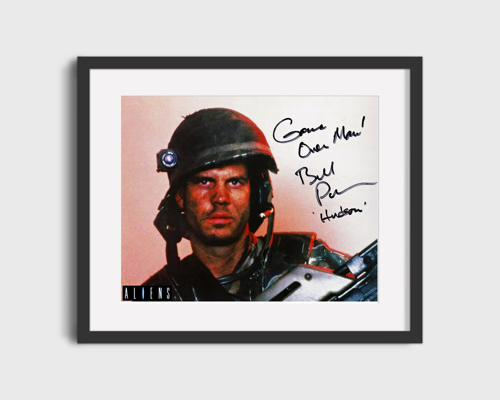 Movie Autograph Print - Bill Paxton - Aliens - Game Over Man Movies FSPrints Gallery Frame 16x20