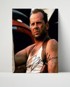 Movie Autograph Print - Bruce Willis - Die Hard - Yippee-Ki-Yay Hero Movies FSPrints Poster 16x20