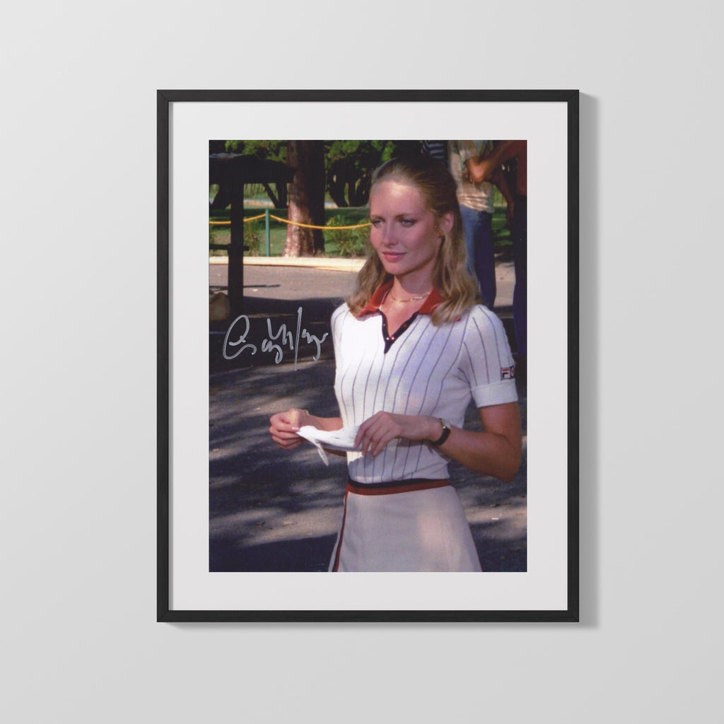 Movie Autograph Print - Cindy Morgan - Caddyshack Swing Movies FSPrints Gallery Frame 16x20