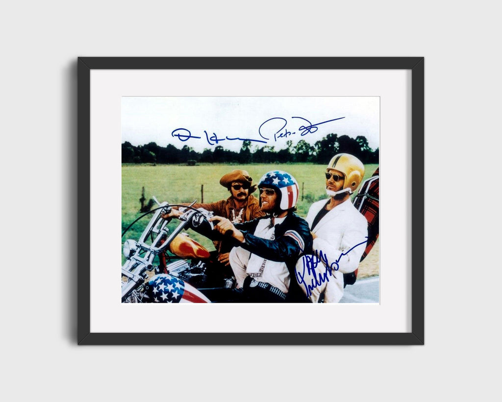 Movie Autograph Print - Easy Rider Cast - Easy Rider - Born to Be Wild Movies FSPrints Gallery Frame 16x20